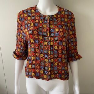 Vintage Blouse with flowers